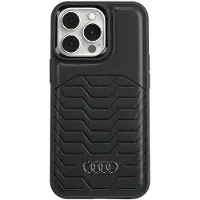 Audi syntetisk lærveske med MagSafe for iPhone 13 Pro Max - svart