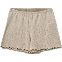 Sofie Schnoor Shorts - Haselsy Poientelle - Beige m. Hullmønster - - 16 år (176) - Shorts