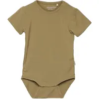 Minymo Body k/e - Bambus - Tørket Herbs - - 68 - Kortermet body
