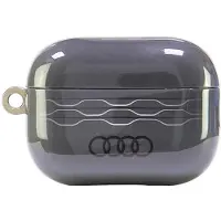 Audi IML-etui til AirPods Pro 2 med geometrisk mønster – grå
