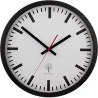 Eurotime 56862 radioveggur 40 cm sort