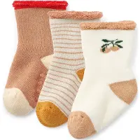 Liewood Sokker - 3-pack - Eloy - Peach/Sandy Mix - - 19/21 - Sokker