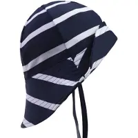 Petit Crabe Badehatt - Navy/Hvit Stripet - - 0-2 år (50-92) - Badehatt