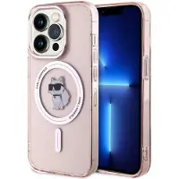 Karl Lagerfeld IML Choupette MagSafe-etui for iPhone 14 Pro Max - rosa
