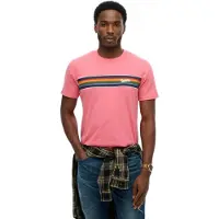 Superdry Outdoor Stripe Logo Rlxd Kortarmet T-skjorte