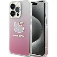 Hello Kitty IML Gradient Electrop Kitty Head-etui for iPhone 14 Pro - rosa