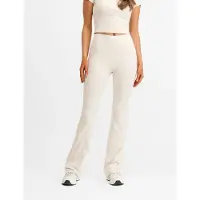 Drop of Mindfulness Butter Soft Flare Tights Hvit