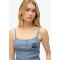 Superdry Essential Button Down Ermeløs T-skjorte
