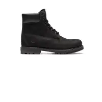 Timberland for woman. TB18658A0011 Leather boots 6 Inch black (38 W), Flat, Laces, Casual