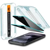 Spigen Glass tR EZ Fit (Privacy) 2 Pack - transparency - iPhone 16/15