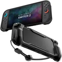 Spigen Rugged Armor - matte black - Nintendo Switch 2 - Miscellaneous Tilbehør til spillkonsoll - Nintendo Switch 2