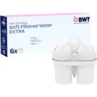 BWT 814560 vannfilterpatron 6-pk Soft Filtered Water EXTRA