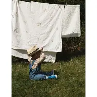 Petit Piao Body I/e - Rib/Modal - PPSky - Ginger Snap Striped - - 1 år (80) - Langermet Body