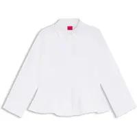 HUGO Embrella 10258602 Red Langermet Bluse