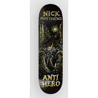 Antihero Matthews Fireside 8.5" Skateboard Deck svart