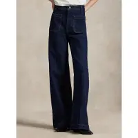 Ralph Lauren for woman. 211977962001 Navy Bootcut Jeans (32/32), Blue, Casual, Cotton, Denim