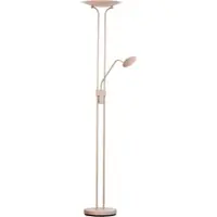 FISCHER&HONSEL GMBH LED-gulvlampe Tallri, greige Høyde 180 cm 2 lyskilder CCT Touchdim