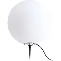 LINDBY kuleformet lampe Valyra, Ø 50 cm, IP54, jordspyd
