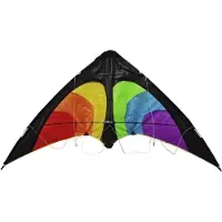 Airow Stunt Rainbow drage til børn fra 6 år med 2 liner, 160 cm
