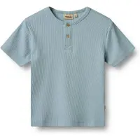 Wheat T-Shirt Lumi Calm Blue (122 / 7 år)