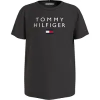 Tommy Hilfiger Sequins Tee S/S S/S T-Shirts Black (176 /16 år)