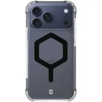 Tactical iPhone 17 Pro Max MagForce Hexagon-deksel - MagSafe-kompatibel - svart / gjennomsiktig