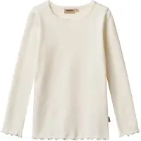 Wheat Genser - Rib - Ida - Ivory - - 8 år (128) - Genser
