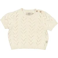 Wheat Knit Top Shiloh Cloud Melange Baby (74 / 9 mnd)