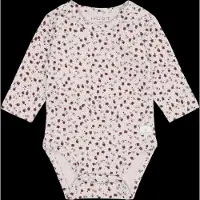 Hust and Claire Bebe Blomst Body Gray morn (80 / 1 år)