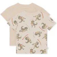 Konges Sløjd 2 Pack Famo T-Skjorte Dansosaurus/ French Oak (104 / 4 år)