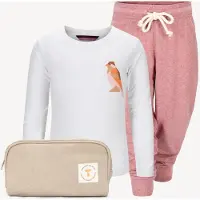 Tufte Wear Tufte Nattsmelle Jersey Pj-Set Heather Rose (146/152)