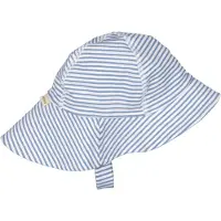 MarMar COPENHAGEN MarMar Swimwear Alba Splash Long Seersucker Dark Sky Stripe (44-46 cm)