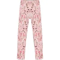 Minymo Leggings - Rib - Sølv Rosa - - 2 år (92) - Leggings