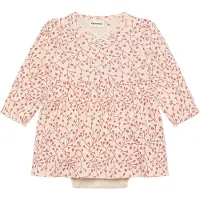 Minymo Kjolebody - Rib - White Swan - - 1½ år (86) - Langermet Body