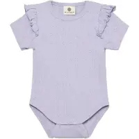 En fant Body k/e - Pointelle - Purple Heather - - 2 år (92) - Kortermet body
