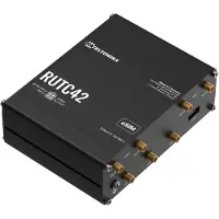 Teltonika RUTC42 - Trådløs ruter - WWAN 4-portssvitsj - 1GbE Dobbeltbånd - 3G, 4G, 2G - DIN-skinnemonterbar, veggmonterbar, overflatemonterbar