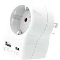 Skross Europe to US USB AC20PD