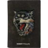 Nimmy Raptor Wolf pass/lommebokveske - brun
