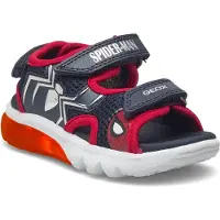 Geox Sandaler m. Lys - Cyberdrone - Navy/Rød m. Spider-Man - - 32 - Blinkende sko
