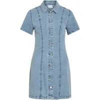 Vila Vinisa Kort Denimkjole