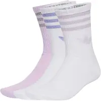 Adidas Originals 3-Stripes Glitter Crew 3-Pack Sokker rosa