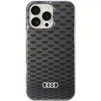 Audi IML-søm mønster MagSafe iPhone 16 Pro Max 6,9" svart/svart hardcase AU-IMLMIP16PM-Q5/D3-BK