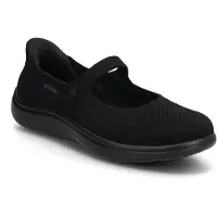 SKECHERS slip-in ballerina - Svart - Sko