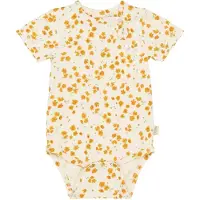 Petit Piao Body k/e - PpSun - Eggnog-smørblomst - - 1 år (80) - Kortermet body