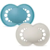 Mam Smokker - Original - 2-pack - 16–36 Md. - Petroleum/Grå - - OneSize - Smokk