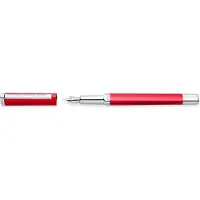 Staedtler triplus 474, Rød, Fyllesystem med patron, Blå, Metall, Rustfritt stål, Fint