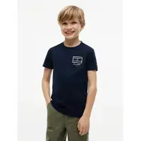 Tommy Hilfiger T-skjorte - Dark Natt Navy Blue - - 3 år (98) - T-skjorte