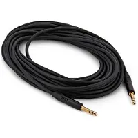 Gear4Music 635 mm TRS-jack - 635 mm TRS-jack Pro-kabel 10m