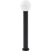 LINDBY veilampe Dangan, svart/hvit, høyde 90 cm, glass