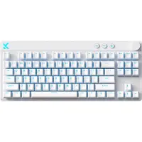 MCHOSE Mix 87 Mount Tai Magnetic Hall Effect - Gamingtastatur - Uten numpad - Engelsk (USA) - Hvit